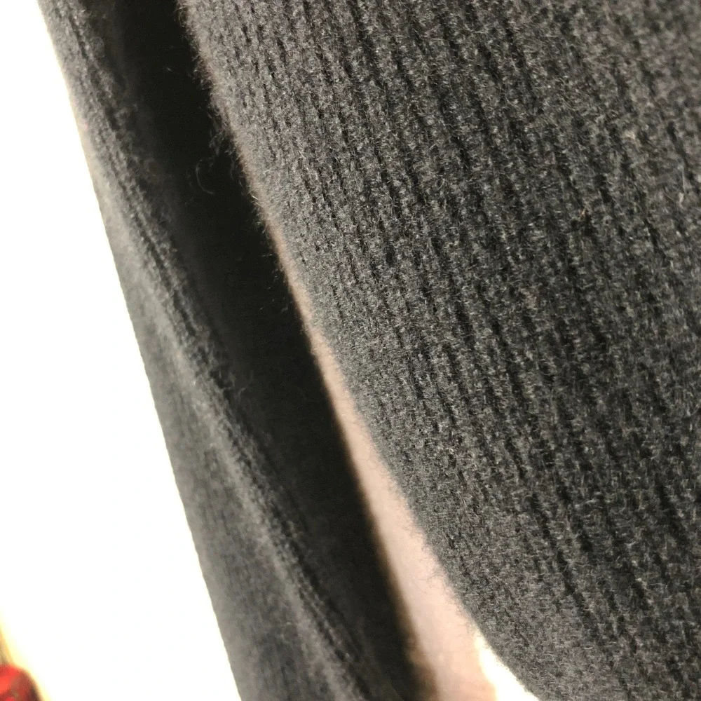 Ann Taylor Womens Cashmere Ribbed Turtleneck Sweater‎ Size XS Black Luxury